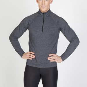 Mens Greatness Half Zip Mock Neck