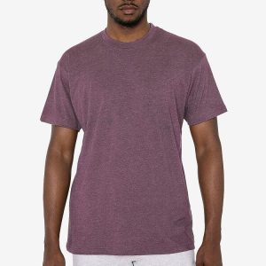 Short Sleeve Cotton Poly Crew Tee