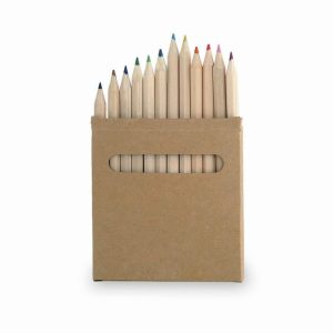 SENNA 12-Piece Wooden Pencil Set in Cardboard Box