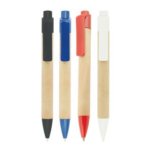 NORDIC Eco Recycled Cardboard Push-Action Pen