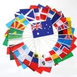 NAVARRE Polyester Handheld Flag with Pole