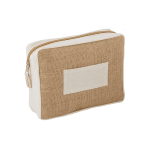 Jute Cosmetic Bag