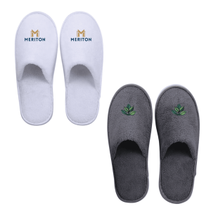 Crown Closed Toe Hotel Slippers