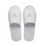 Crown Open Toe Hotel Slippers