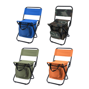 HYDE Foldable Camping Chair with Cooler Bag