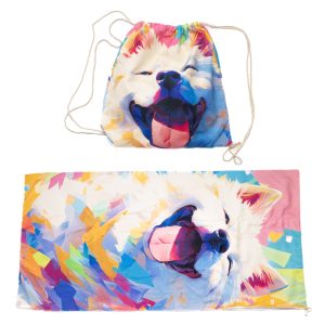 Foldable Drawstring Towel
