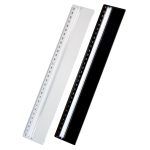 30cm Plastic Ruler with Magnifying Viewer
