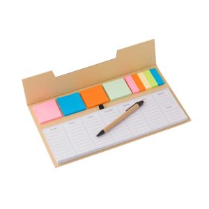 Malta Memo Holder with Sticky Notes & Weekly Planner