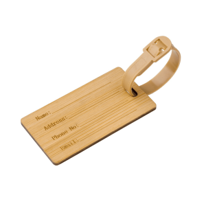 Flight Bamboo Lauggage Tag
