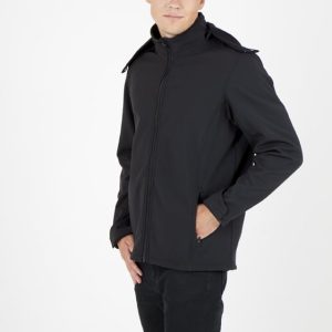 Men's Soft Shell HOODED Jacket - TEMPEST Range
