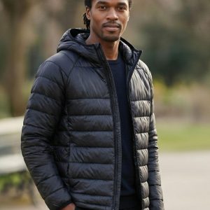 Adult's Sustainable Lightweight Hooded Puffer Jacket