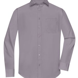 Mens Shirt L-S Poplin