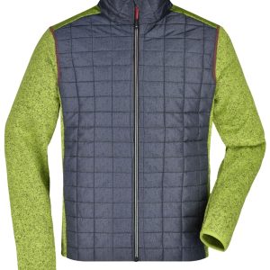 Mens Knitted Hybrid Jacket