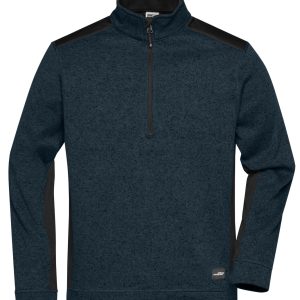 Mens Knitted Workwear Fleece Half-Zip