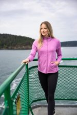 Ladies Adapt Eco Heather Full Zip