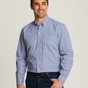 Mens Strech Gingham