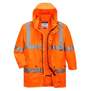 Argyle Hi-Vis Rain Traffic Jacket