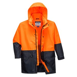 Kimberley Hi-Vis Contrast Class D Rain Traffic Jacket