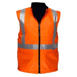 TTMC-W17 Hi-Vis X Back Reversible Vest