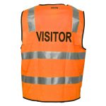 Hi-Vis Zipped Visitor Vest