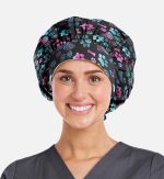 Printed Unisex Bouffant Cap