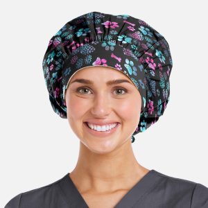 Printed Unisex Bouffant Cap