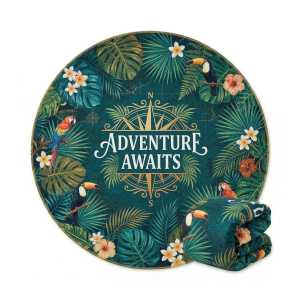 Bronte Round Beach Towel - 150cm D