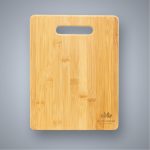 Bamboo Cutting Board with Handle Cutout Large