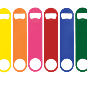 Paddle Style Powder Coated Steel Bottle Opener