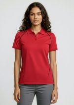Womens Cyber Short Sleeve Polo