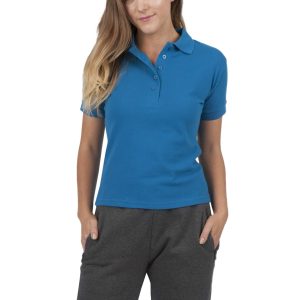 Women's Cotton Pigment Dyed Polo