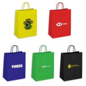 Large Coloured Kraft Paper Bag