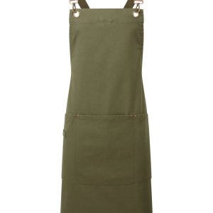Clip & Clasp Cross-Back Bib Apron