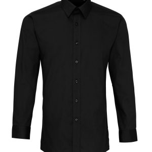 Poplin Fitted L-S Shirt