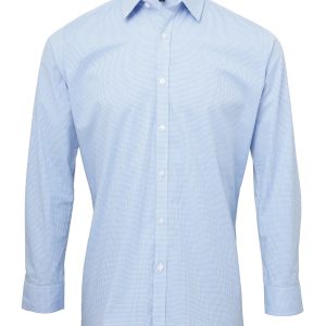 Microcheck L-S Cotton Shirt