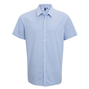 Microcheck S-S Cotton Shirt