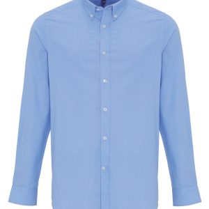 Cotton-Rich Oxford Stripes Shirt