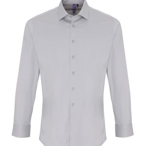Stretch Fit Cotton Poplin L-S Shirt