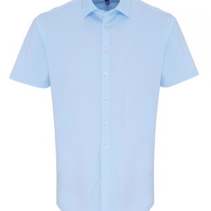 Stretch Fit Cotton Poplin S-S Shirt