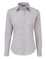 Womens Poplin L-S Blouse