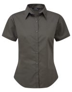 Womens S-S Poplin Blouse