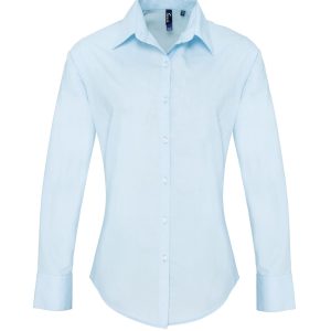 Womens Supreme Poplin L-S Shirt