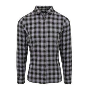 Womens Mulligan Check Cotton L-S Shirt