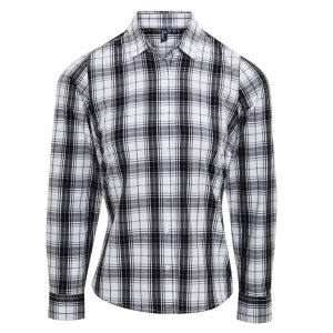 Womens Ginmill Check Cotton L-S Shirt