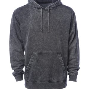 Unisex Mineral Wash Pullover Hood