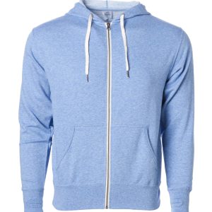 Unisex Heather Fitted Zip