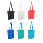Long Handle Coloured Cotton Bag
