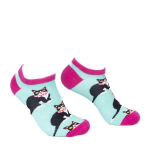 Snazzy Ankle Cut Jacquard Socks