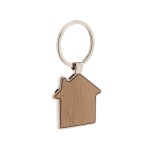 Bamboo Keyring - House Shape