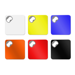 Square Coaster Bottle Opener